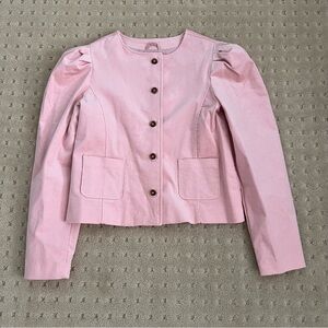 Janie and Jack Light Pink Blazer with Buttons